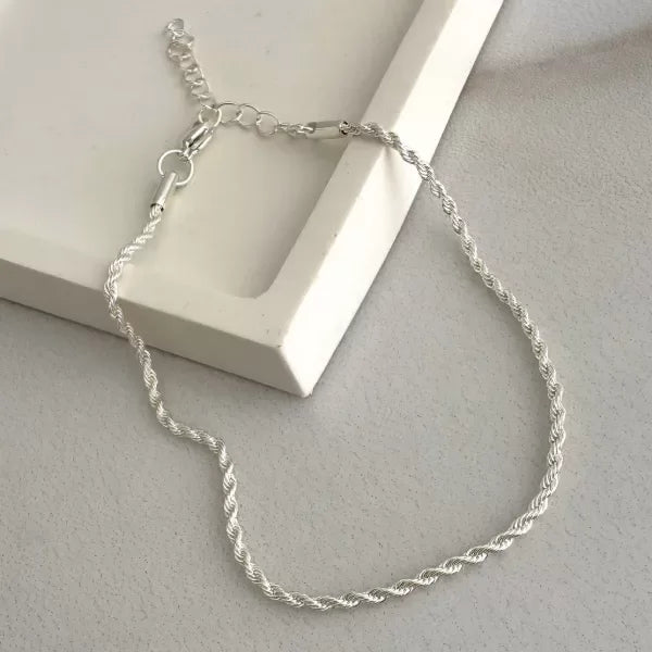 TOBILLERA SOGA (21-26CM) ACERO BLANCO