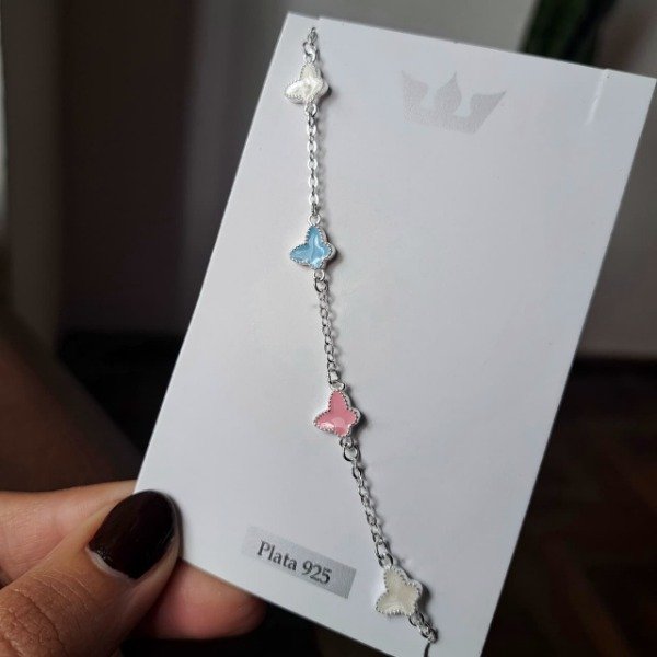 PULSERA MARIPOSAS DE COLORES