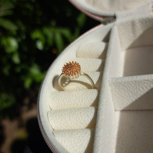 ANILLO CITRINO NARANJA (T.13)