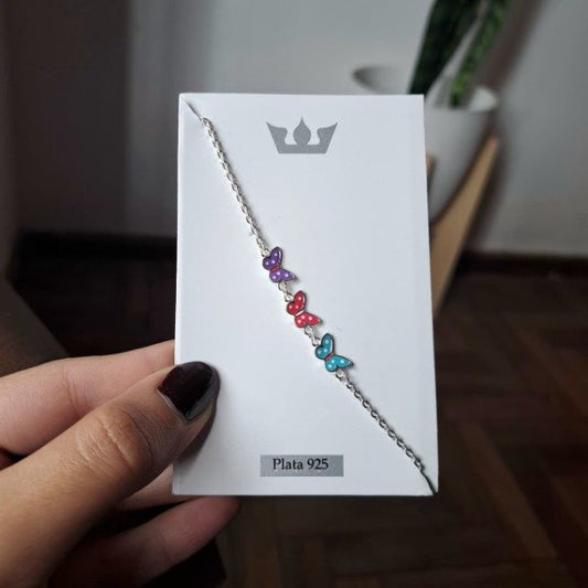 PULSERA MARIPOSAS LUNARES