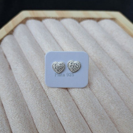 AROS PASANTE CORAZONES CON CUBIC