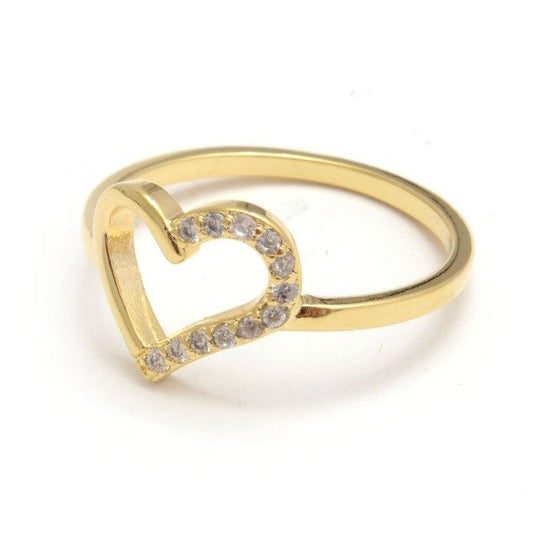 ANILLO CORAZÓN CALADO (T.15)