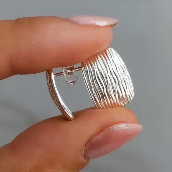 AROS CARD LINE (1.5CM) ACERO BLANCO