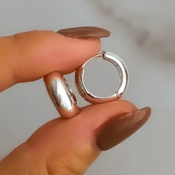 ARGOLLAS DIOR (5.4MM-1.4CMD) ACERO BLANCO