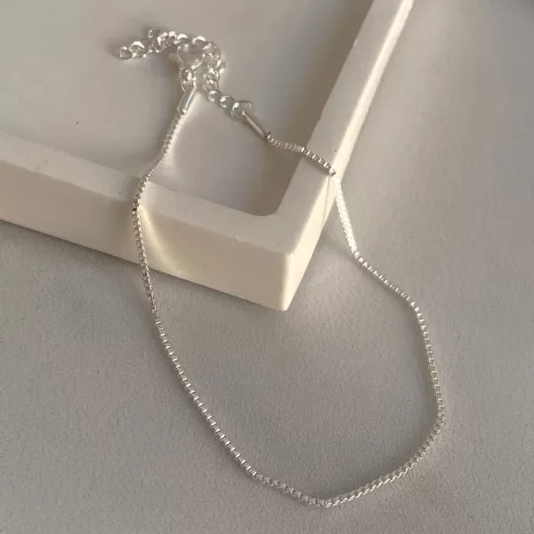 TOBILLERA VENECIANA (21-26CM) ACERO BLANCO