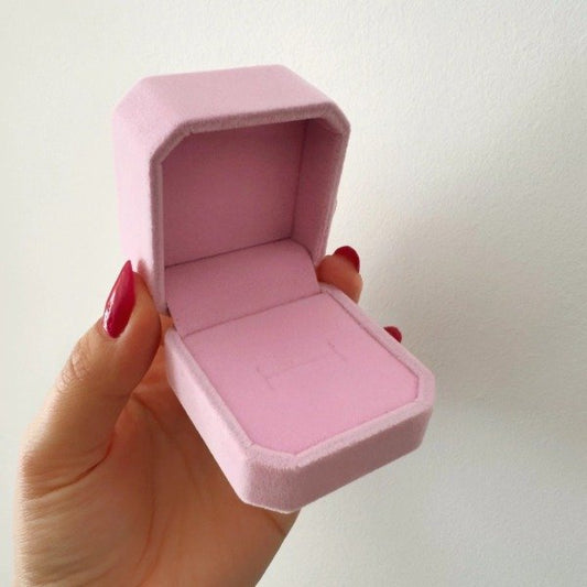 ESTUCHE TERCIOPELO ROSA