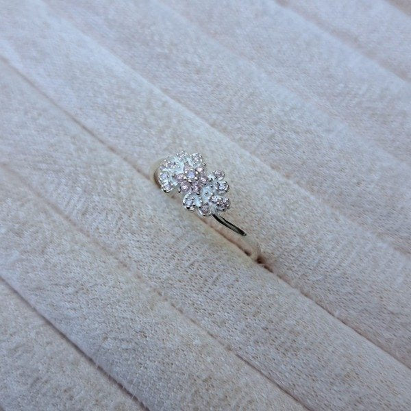 ANILLO CIRCONIAS ROSA PASTEL (T.15 Y 18)