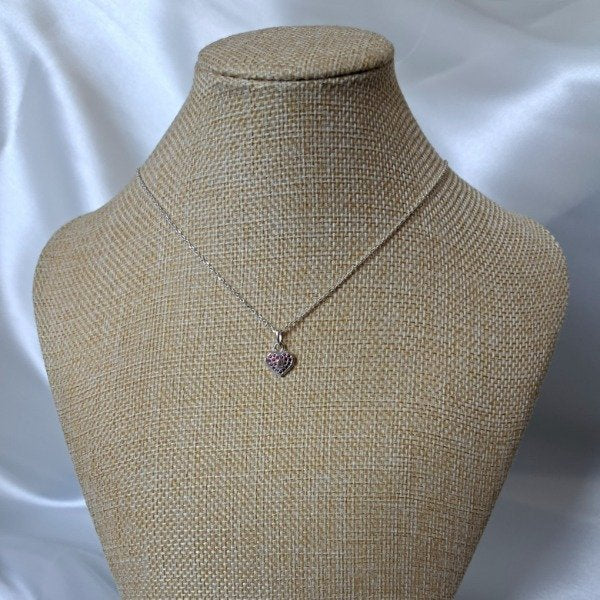 CONJUNTO CORAZÓN CANDADO FUCSIA