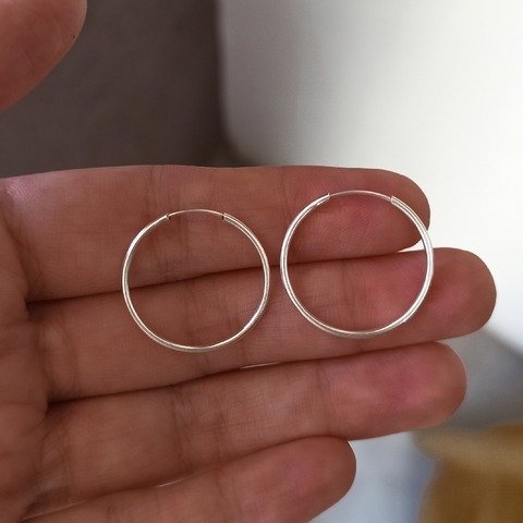 ARGOLLAS FINA LISAS (2 CM)