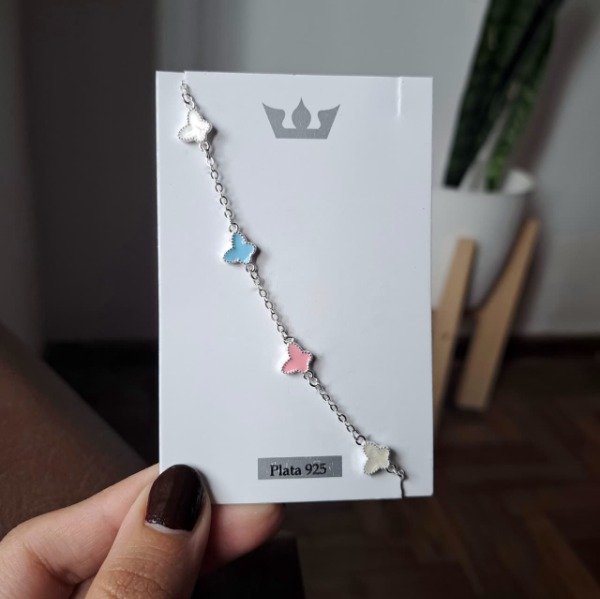 PULSERA MARIPOSAS DE COLORES