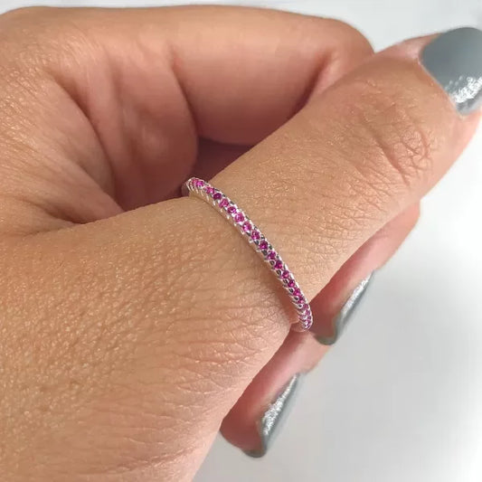ANILLO SIGRID FUCSIA (T.17)