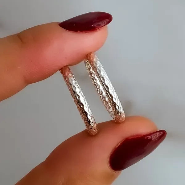 ARGOLLAS DIOR SNAKE (2.5MM-2CMD) ACERO BLANCO