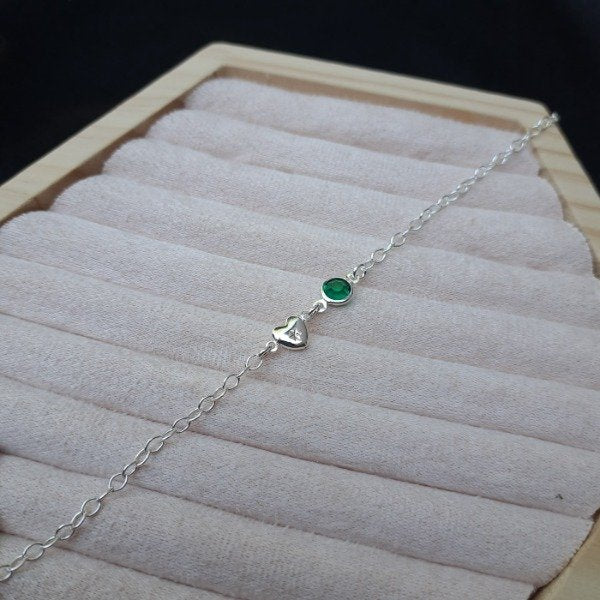 PULSERA ESMERALDA (17 CM)